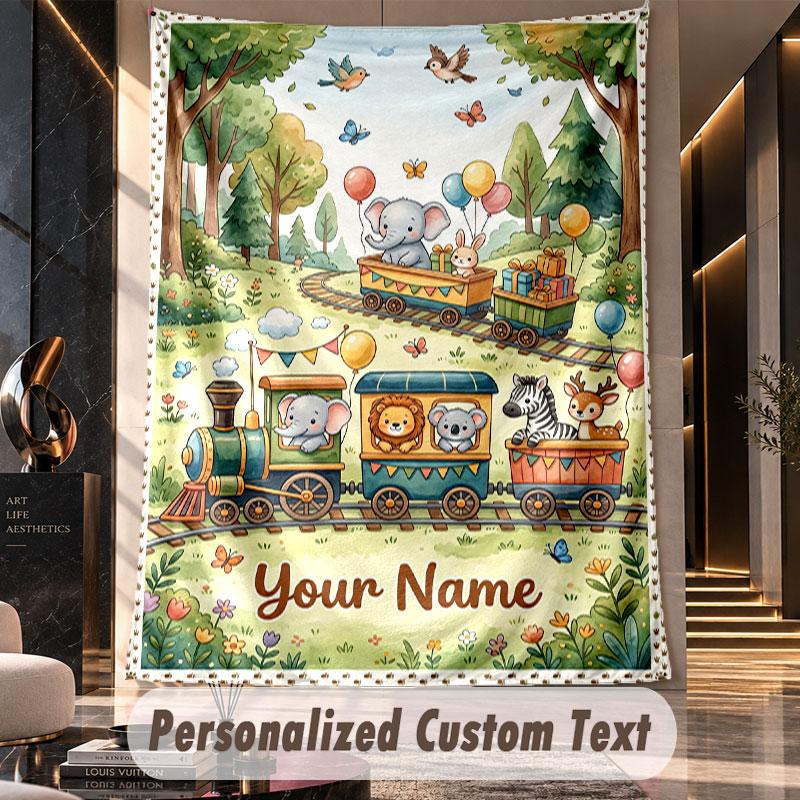 Wildlife Animals (108) Theme Custom Tapestry Personalized Custom Name Text Wall Hanging Tapestry Home Decor Background Cloth