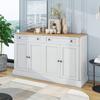 Sideboard Kommode mit 4 Türen und 2 Schubladen, moderner Buffetschrank mit viel Stauraum, Verstellbares Regal