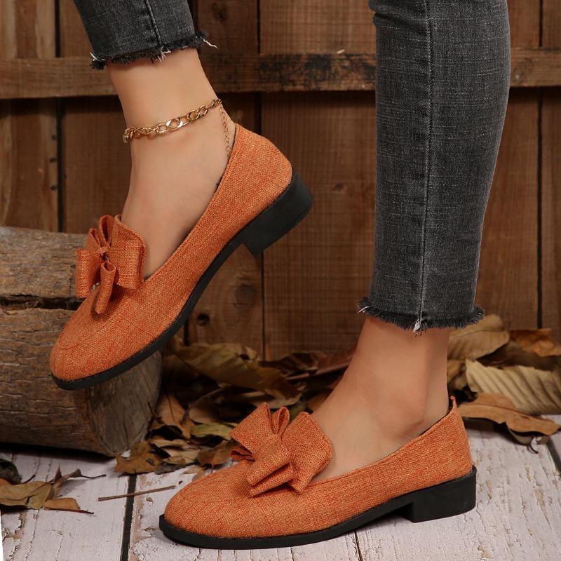 New Large-sized Casual Single Shoes, Fashionable Flat and Comfortable Suede Single Shoes for Women
