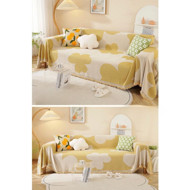 Sofa Cover Cloth, Full Cover Blanket, Backrest Cover Cloth, Anti Slip Sofa Cushion, Universal Cover, Anti Cat Scratch, All Season Universal