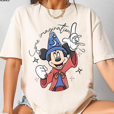 Some Imagination Huh Mickey Disney Fantasia Shirt, Fantasia Sorcerer Mickey Wizard Disney Girl Trip, Walt Disney World Disneyland Fantasmic