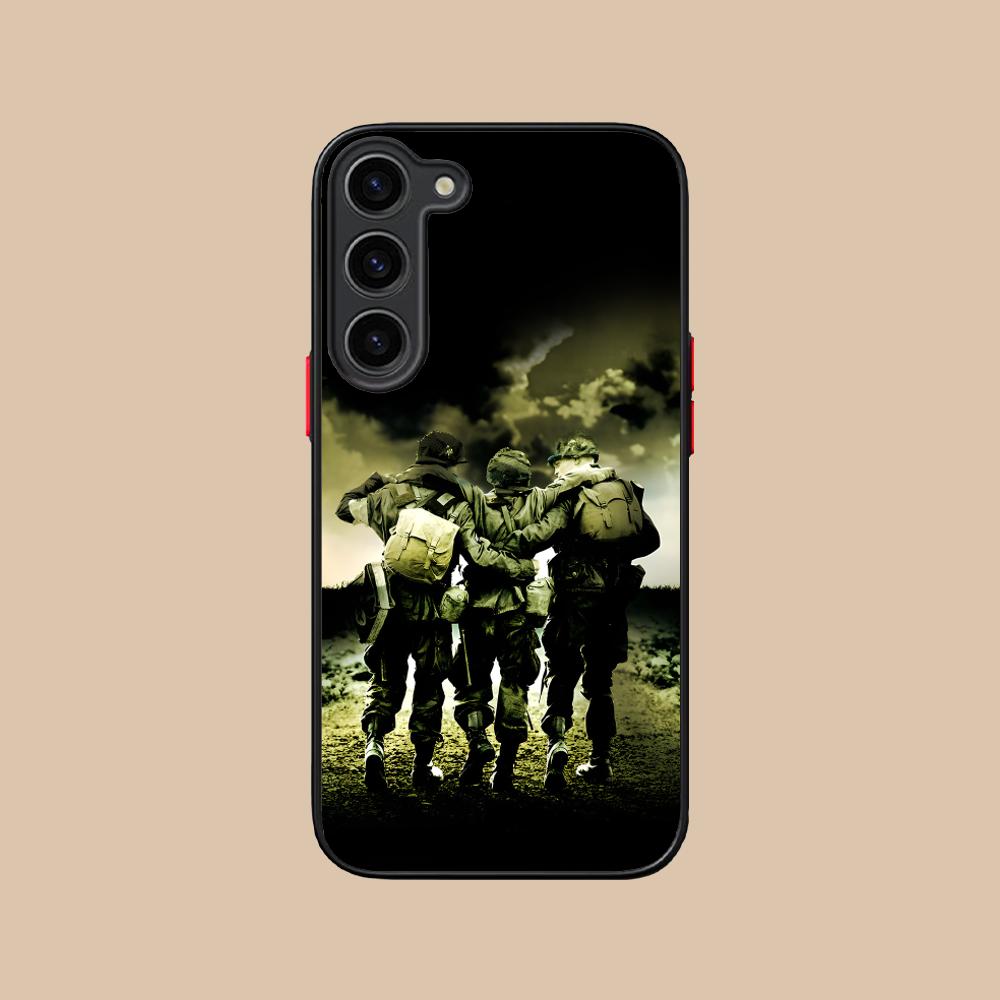 

Band of Brothers Phone Case for Samsung Galaxy S26 S25 S24 S23 S22 S21 Plus FE Ultra Skin Feel Shockproof Cover Galaxy S21 FE 5G