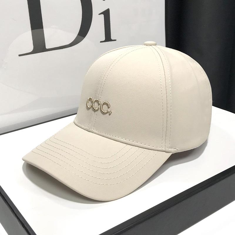 Spring and summer new hard top letter baseball cap children UV protection versatile sunshade cap men's sun protection