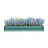Raised Bed Metal Planter, Robust Sheet Steel, Rust Protection, Long Durability, Kit without Bottom, Ideal for Vegetables, Herbs & Flowers, Anthracite