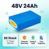 Bateria 48V do roweru elektrycznego 24Ah Magazyn Niemiecki, Pakiet Jonowo-Litowy 3000mAh 13s8p z BMS 50A Szybka Ładowarka 4A XT60 do Fat Tire MTB