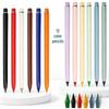 12-Color HB Inkless Erasable Pencil: Non-breaking, Durable, Ideal for Students and Artists