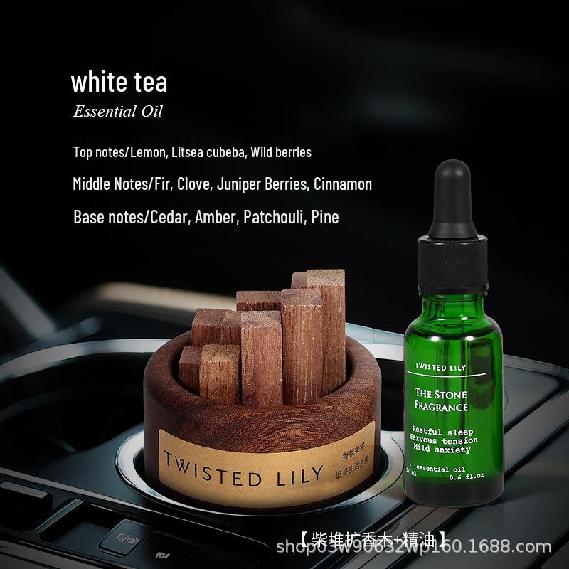 Jupiter Wood Car Aromatherapy Diffuser: High-Grade Men's Fragrance Ornament for Car and Home