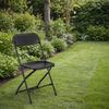 Folding Catering Chair Simplo Black Black