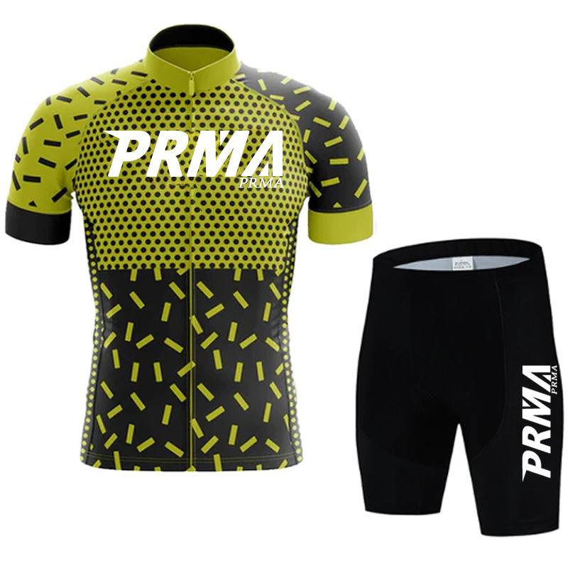Summer Cycling Jersey, Short-sleeve Set, Men's Overalls, Road Cycling Race Uniform