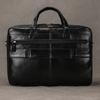 17" Black Mens Genuine Leather Shoulder Bag Messenger Bag Travel Laptop Bag Men Male Document Business Bag Leather Briefcase Bag