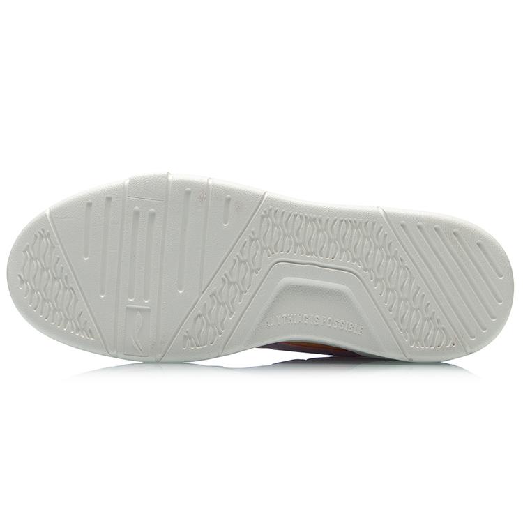 Li Ning Wave Superwave LO Non Slip Lightweight Low Top Skateboard Shoes Women's White Purple Green AECR004-2
