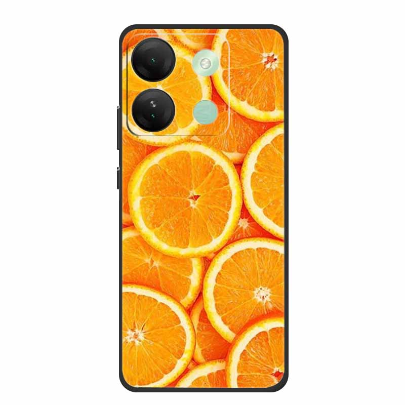 For Infinix Smart 7 HD Plus Case Black Silicone Soft Back Cover Case For Infinix Smart 7 Plus HD Phone Case Smart7 HD 7Plus Capa