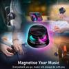 Magnetic Bluetooth Speaker Wireless Portable Mini Speaker With Rgb Color Light 5.3 Subwoofer Speaker