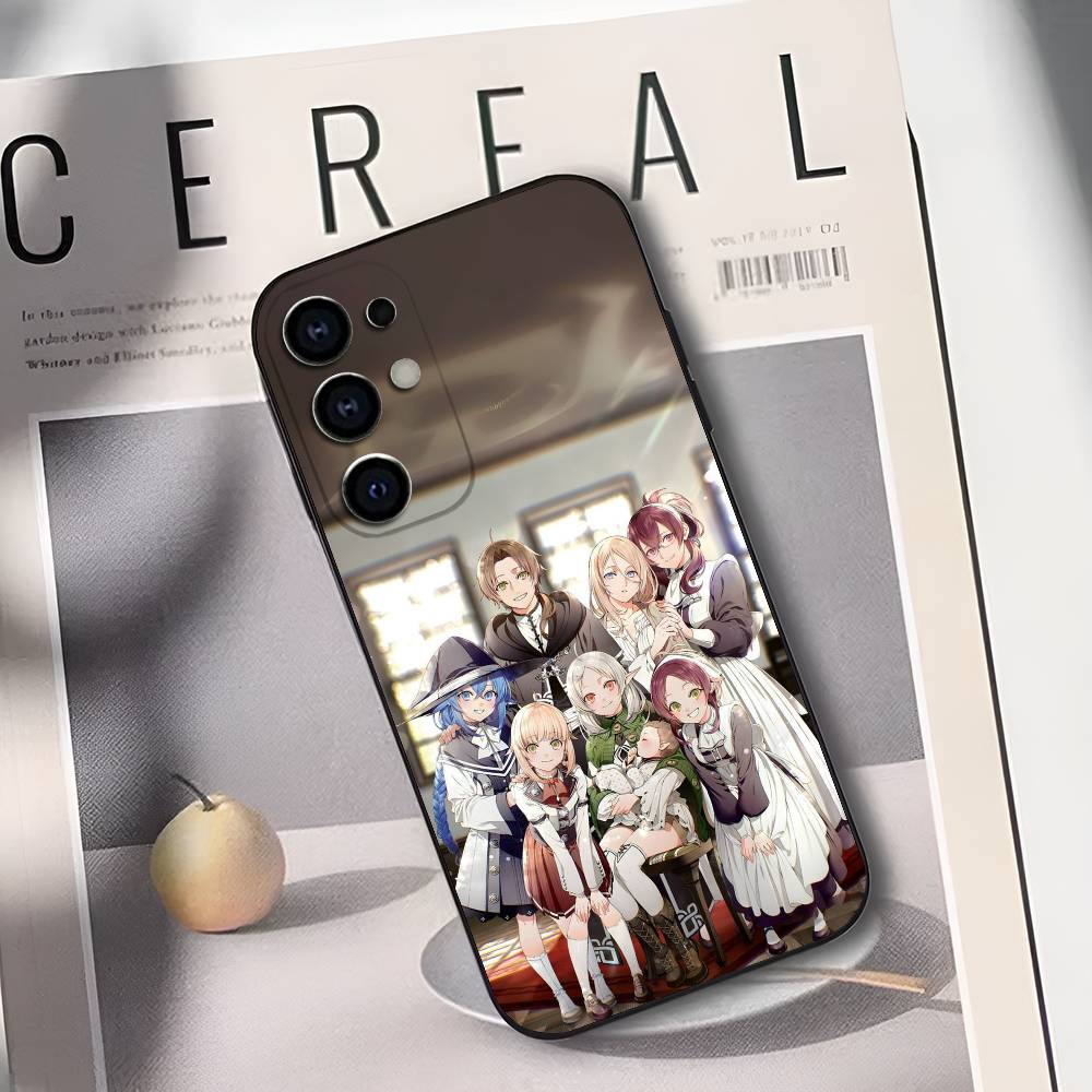 M-Mushoku Tensei Jobless Reincarnation Phone Case For Samsung S25,S24,S21,S22,S23,S30,Ultra,S20,Plus,Fe,Lite,Soft Black Cover