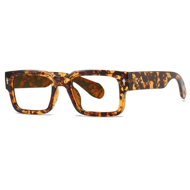 Trending Square Anti Blue Light Glasses Mens Computer Reading Optical Prescription Eyewear Hyperopia Finished Frame
