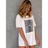 Fashion Wind New Arrival Fashion Loose Casual Print Cotton T-shirt Top Loose Printed T-shirt Top