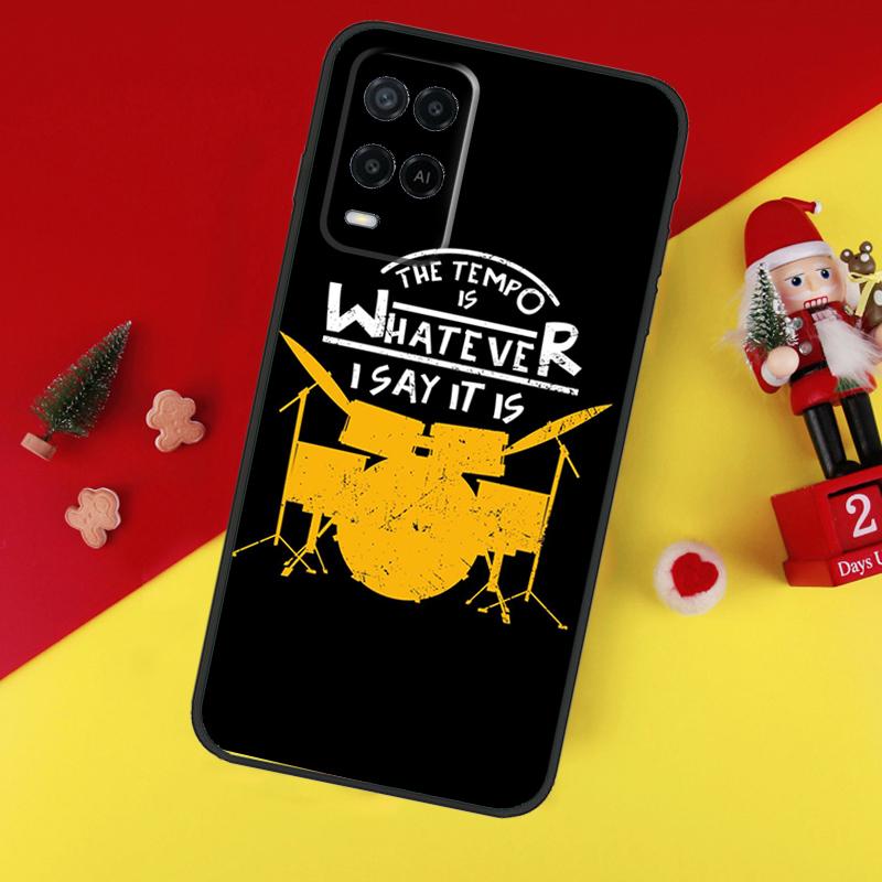 

Drum Drummer Music DJ Case For Oppo A78 A98 A18 A38 A58 A5 A6 Pro A54 A74 A94 A17 A57 A80 A60 A40 A96 A76 A16 A15 OPPO A91