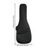 Guitar Gig Bag with Storage Pocket Black Long-Lasting for Travel
