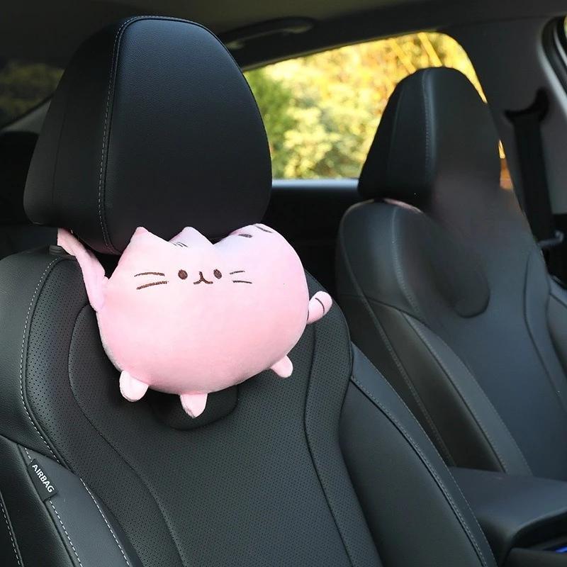

Креативный Мультяшный Милый Кот Автомобильное Сиденье Подголовник Подушка для Поддержки Шеи Подголовник Подушка Плюшевая Подушка Автомобильная Подушка Безопасности Автомобильные Аксессуары