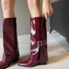 Anti-slip Shoes, Large Size, Pointed Toe, Long Boots, New Style, Women's Shoes