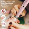 Low Noise Electric Nail Drill Machine Multiple Gears Nail Polishing Tool  Gel Nails