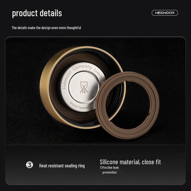 Xinuo XN-1956 Double-Wall Glass Bottle with Filter