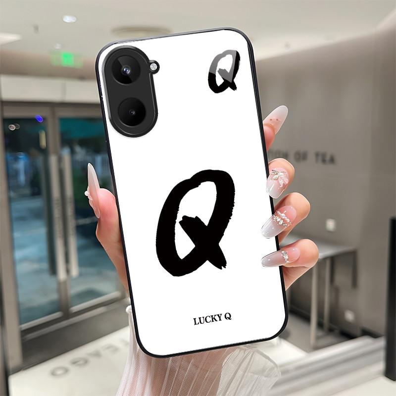 Case For Realme 10 Pro Plus 4G 5G Lucky Letters Back Cover Capa For Realme10 10Pro 10Pro+ Tempered Glass Soft TPU Protect Fundas
