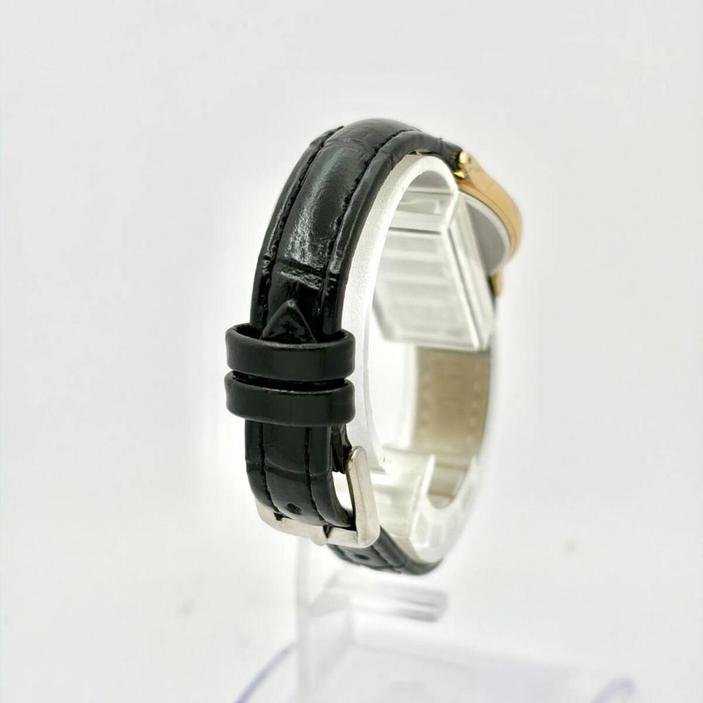 SEIKO Spirit Ladies Watch Gold 730165 New Strap/New Battery 4N21-1050
