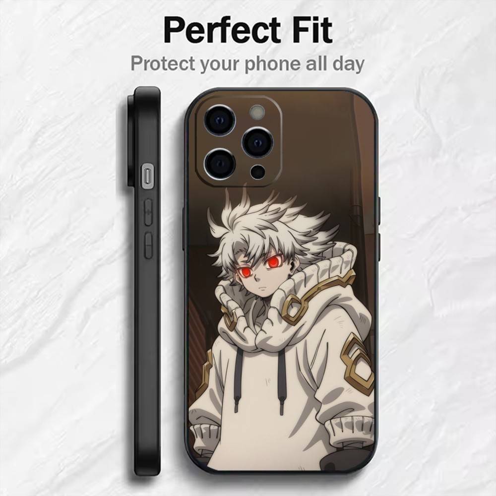 G-Gachiakuta Anime Rudo Handyhülle Für iPhone17,16,15,14,13,12 Plus,Max Weiches Silikon Schwarze Hülle