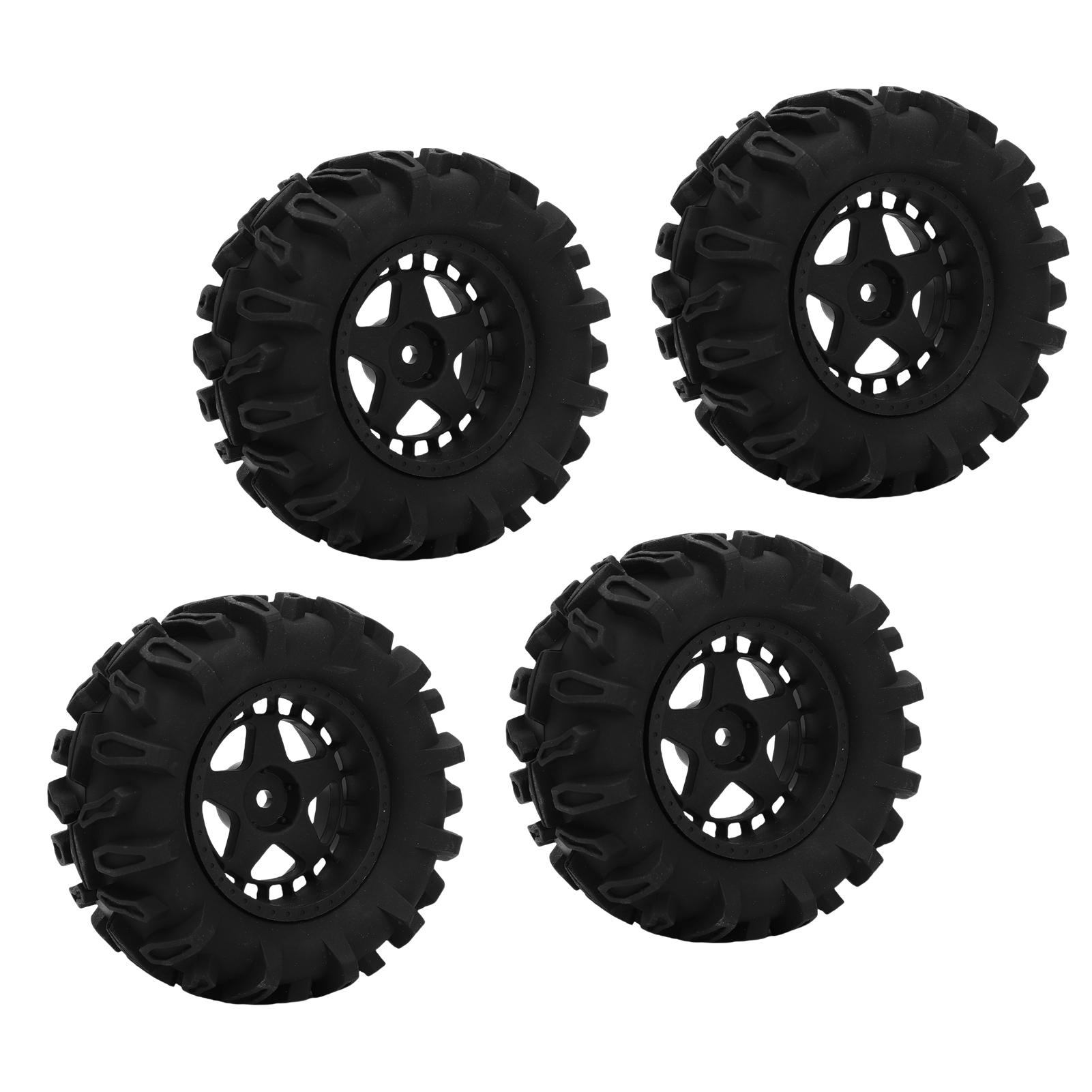 

4PCS Model Car Tires for 1Celsius14 1Celsius16 RC Crawler Truck Rubber Off Road Wheel Tire Set 90MM Diameter