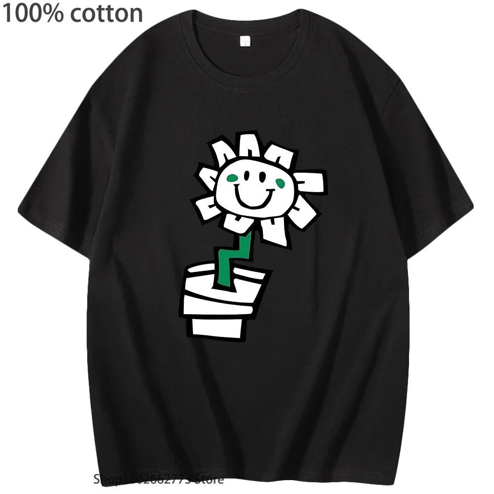 

G-green Day Футболка рок-группы Kerplunk Цветочные футболки для женщин Футболка унисекс Футболки рок-группы 100% хлопок Летняя одежда унисекс Y2k L