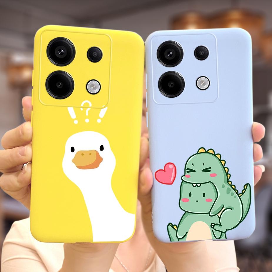 For Xiaomi Poco X6 Pro 5G Case Cute Fashion Cartoon Cover Soft TPU Phone Cases For Xiaomi Poco X6 PocoX6 Pro X6Pro Fundas Bumper