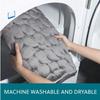 HOMZY Bathroom Bathtub Water Absorption Non-slip Floor Rug Bath Mat Doormat Cobblestone Embossed Washable Carpets