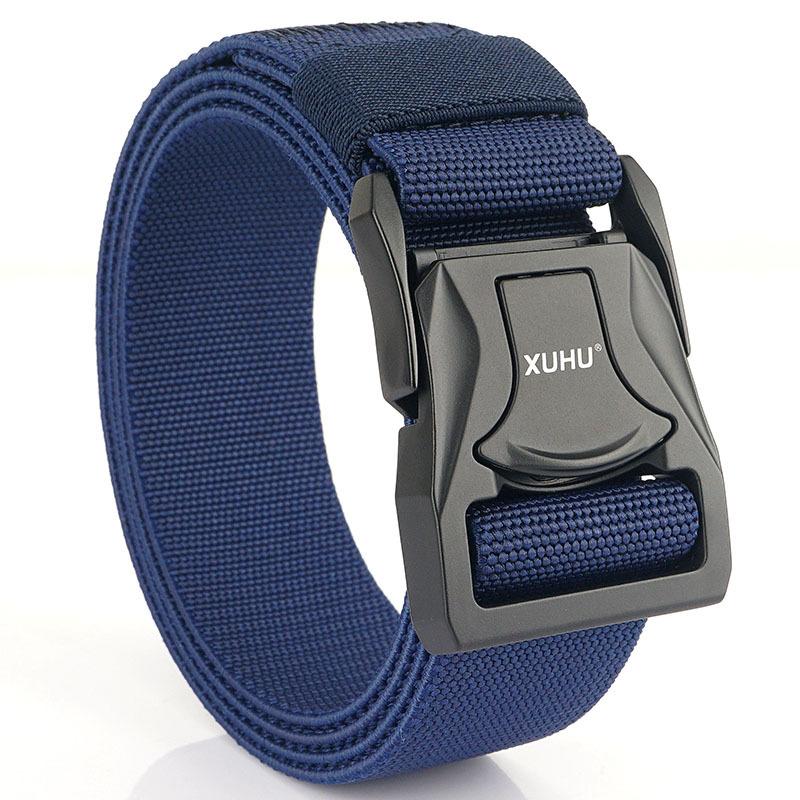 New Tactical Quick-Release Buckle Adjustable Elastic Waistband Workwear Outdoor Training Men's Belt