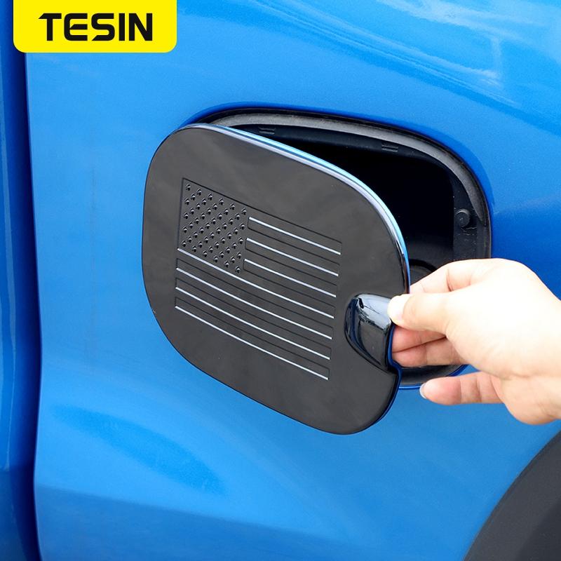 TESIN Car Fuel Filler Tank Cover Oil Cap Decoration Cover Stickers for Chevry Silverado GMC Sierra  Up Exterior