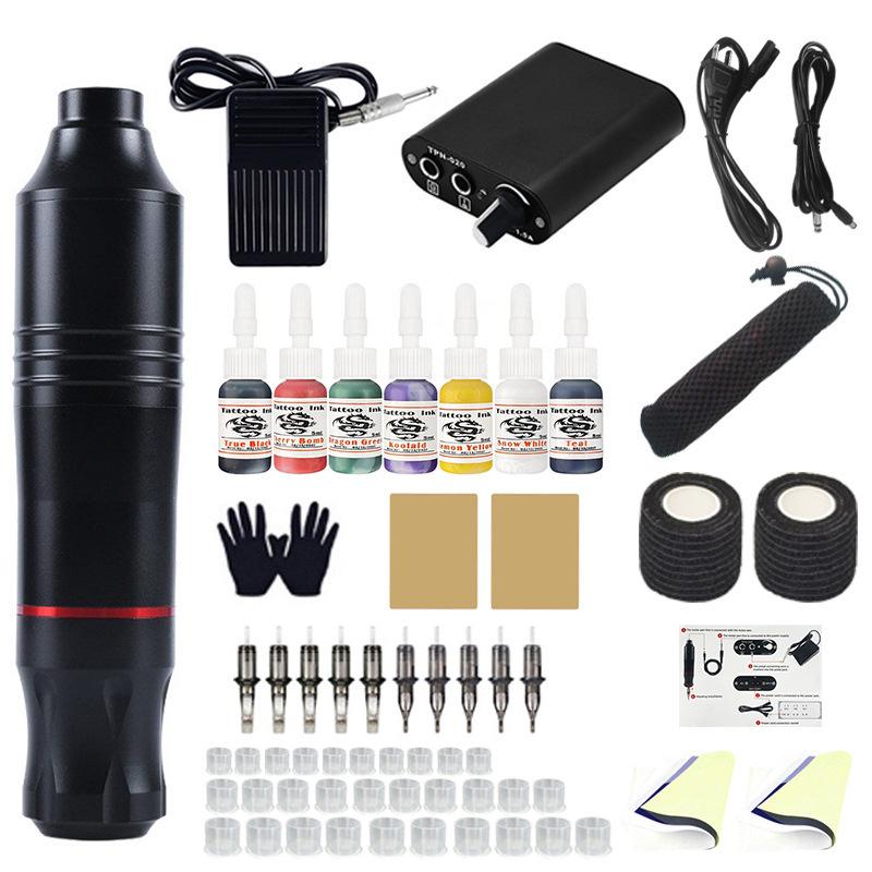 

Oulan Lishi No. 10 Tattoo Pen Set: Complete Student Tattoo Machine Kit