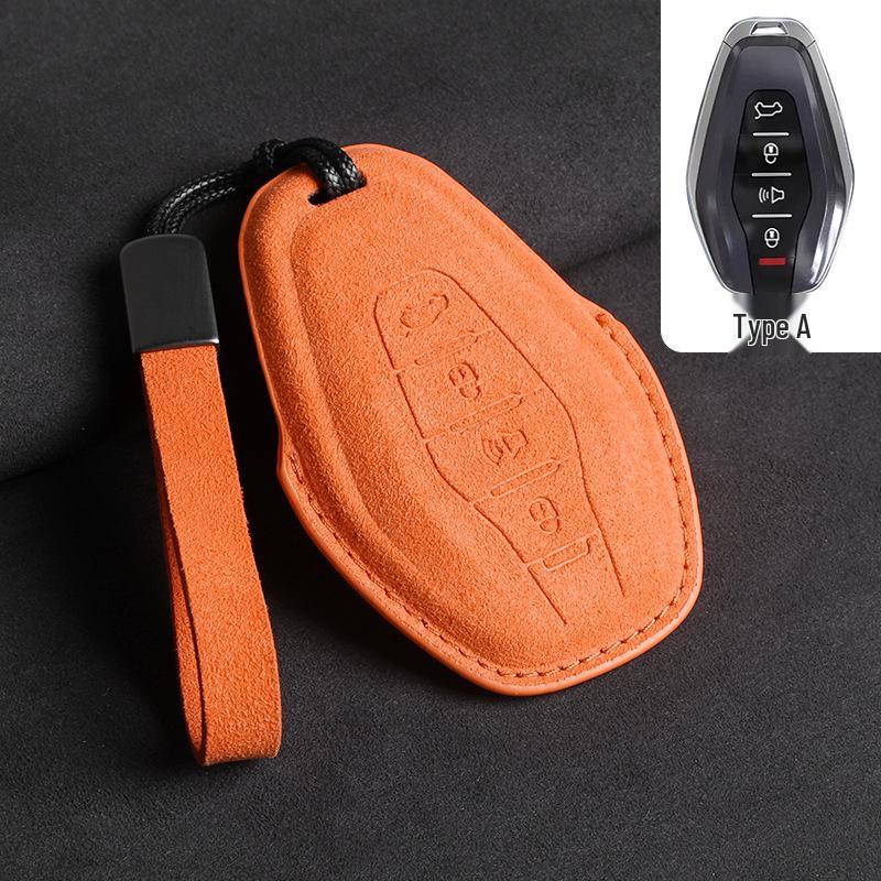 Jetour X70/X70Coupe/X90/X95 Premium Suede Key Case & Buckle