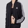 (WMNS) adidas Stripe Splicing Sports Training Long Sleeves Jacket Black Women's GS1352