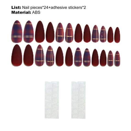 Nail Tip Artificial Quick Building Fully Cover Press On Wearable Fake Full Cover Nail for Female