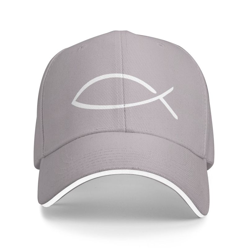 Șapcă de baseball Classic Jesus Fish Femei Unisex Personalizat Ajustabil Unisex Christian Dad Hat Spring