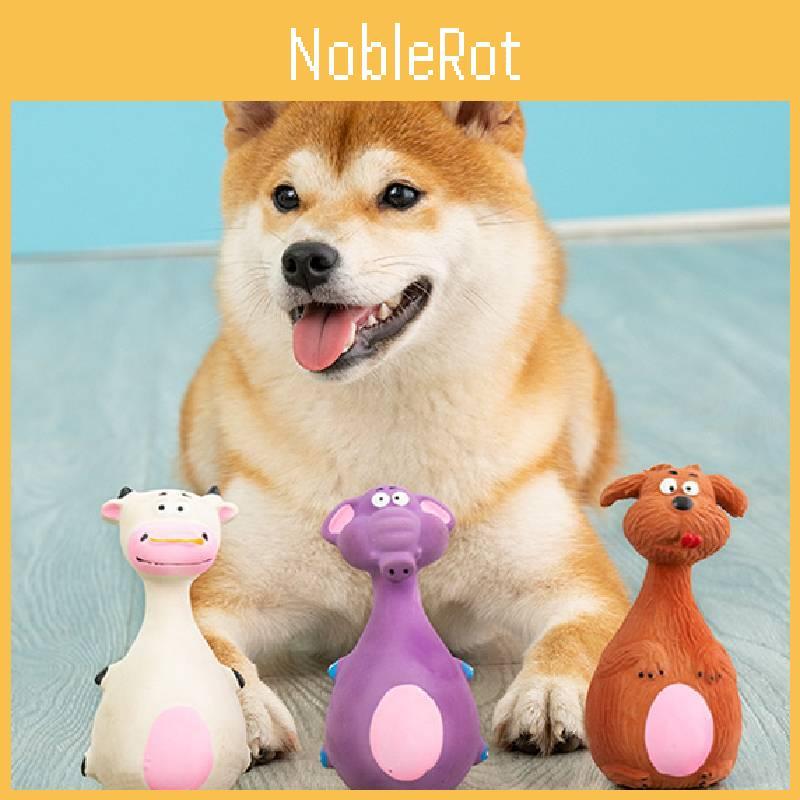 Entertaining Cartoon Style Squeaky Dog Toy Made From Sturdy Rubber For Pet Enjoyment
