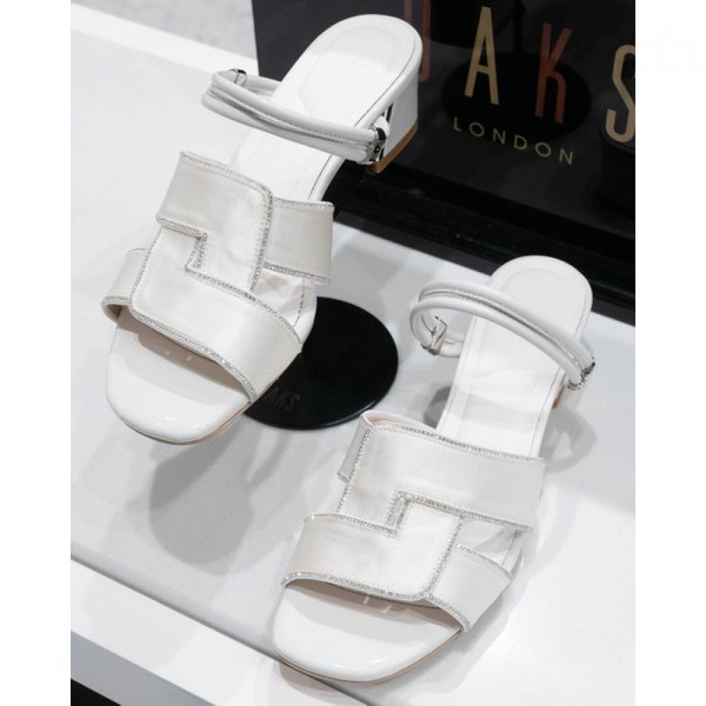 Daks Women Sandal   Mule Cubic Point Dld307 black (TP10)/255mm