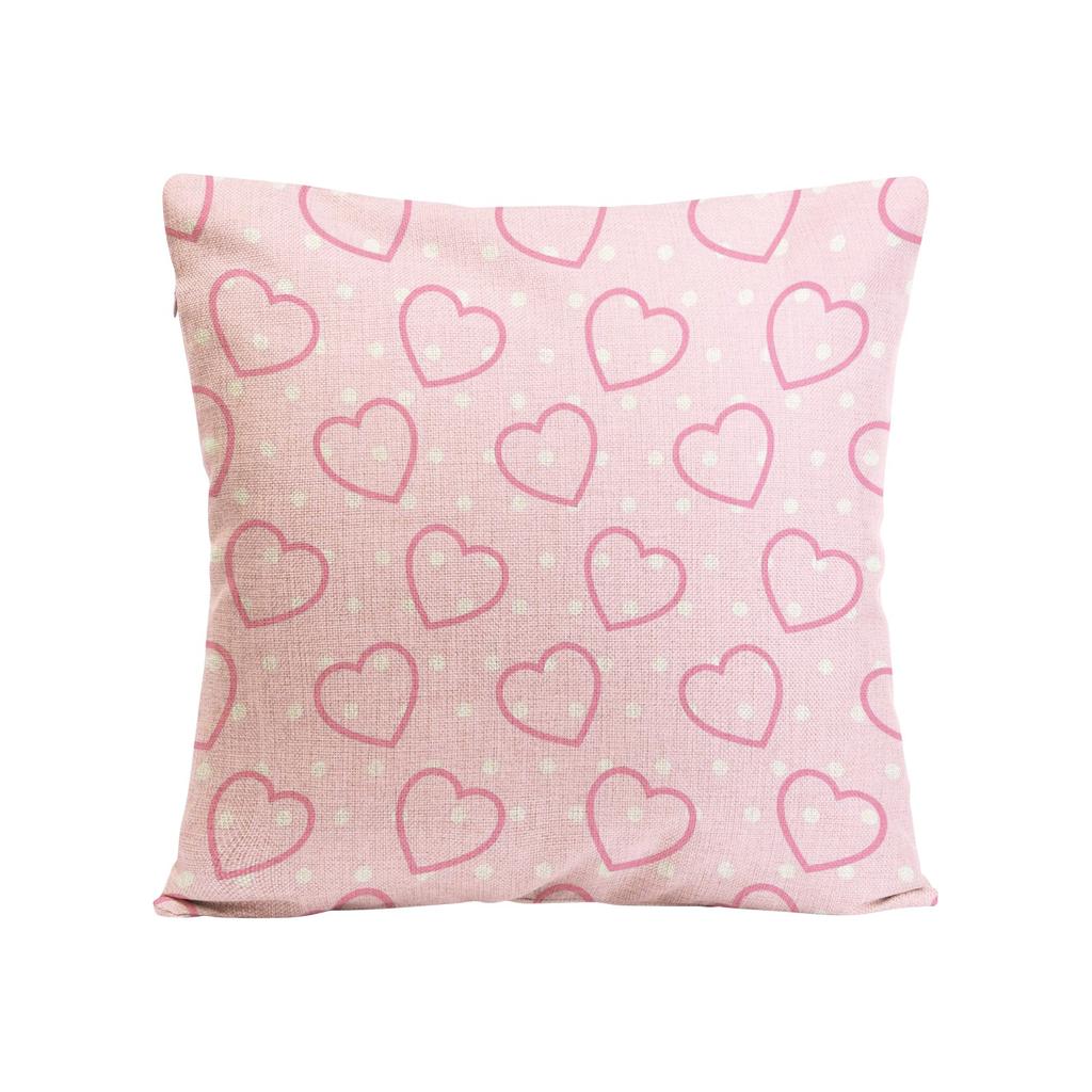 Love Pillowcase Linen Pillow Cushion Sofa Pillow Living Room Bedroom Practical Pillow Cover