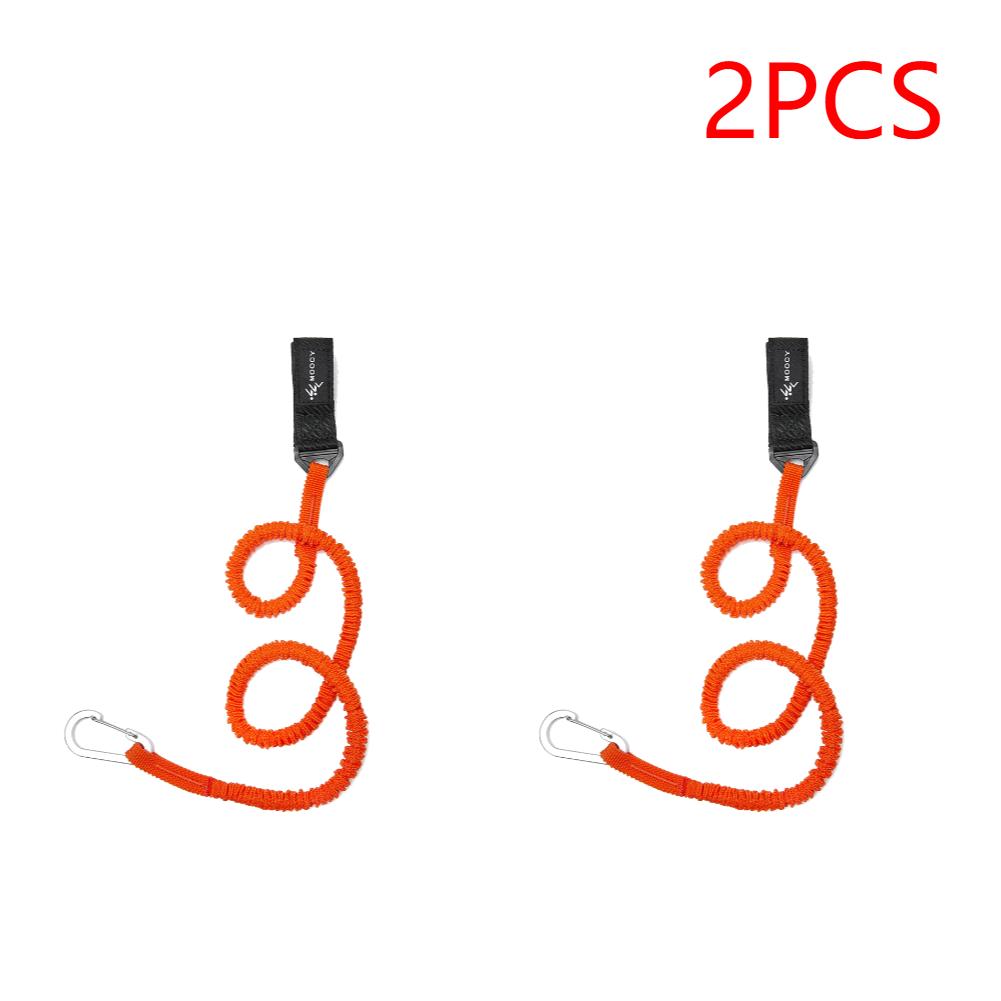 1-10Pcs Elastic Kayak Paddle Leash Heavy-duty Lanyard Kayak Paddle Belt Safety Rope with Strong Buckle Rowing Boat Accessories