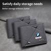 BAGE7 2026 Car Sticker Wallet Coin Purse Card Ticket Money Bag For BMW X1 X2 X3 X4 X5 X6 X7 G20 G30 6GT E46 E90 E60 F10 E39 F30 E36 F2