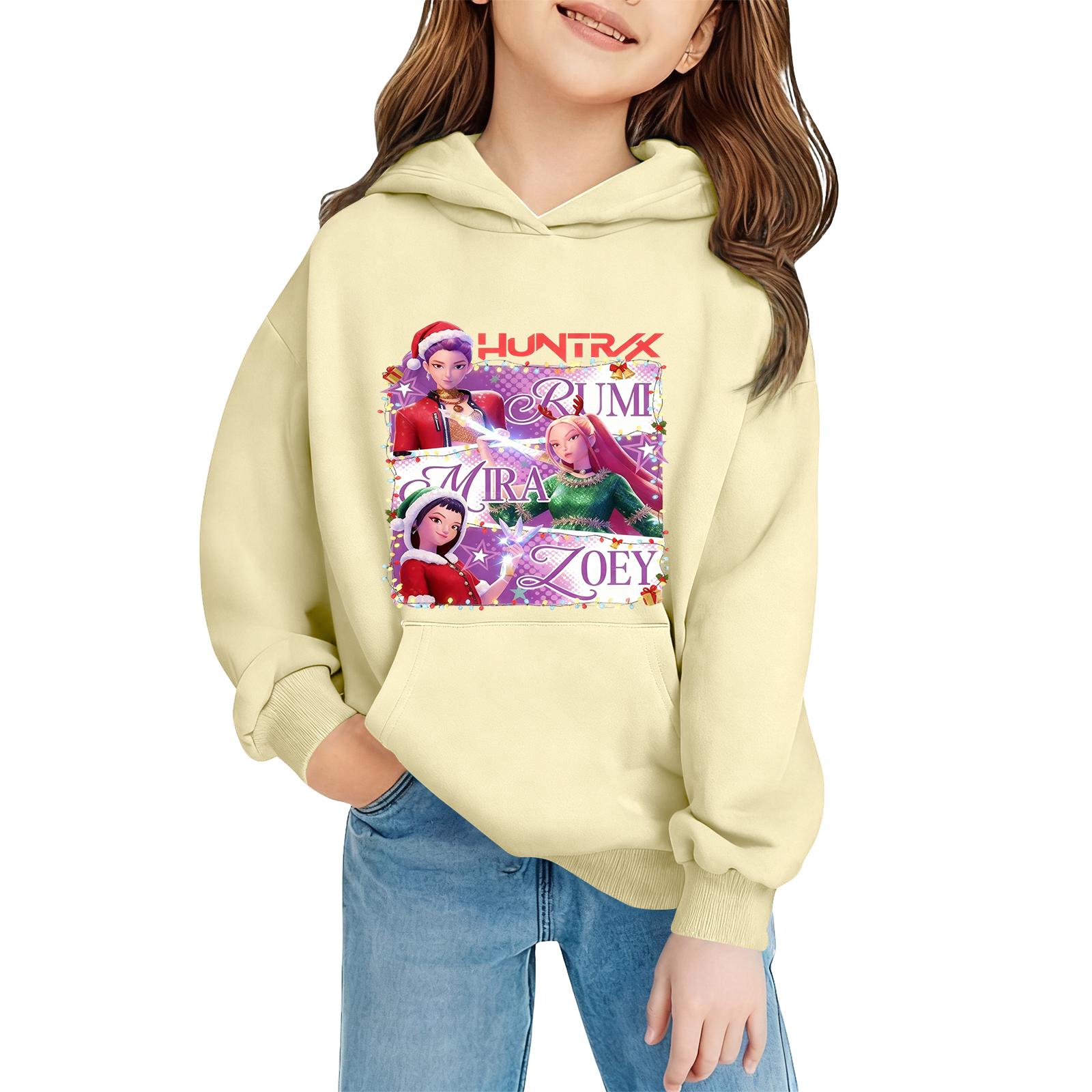 

Рождественский свитшот KPDH Huntrix, Рождественская футболка Merry Huntrix, Охотники Зои, Фан Huntrix 130 бежевый