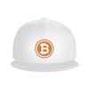 Hiphop Flat Baseball Cap Men Bitcoin Logo Fashion Caps Hats for Logo Asquette Homme Dad Hat for Men Trucker Cap