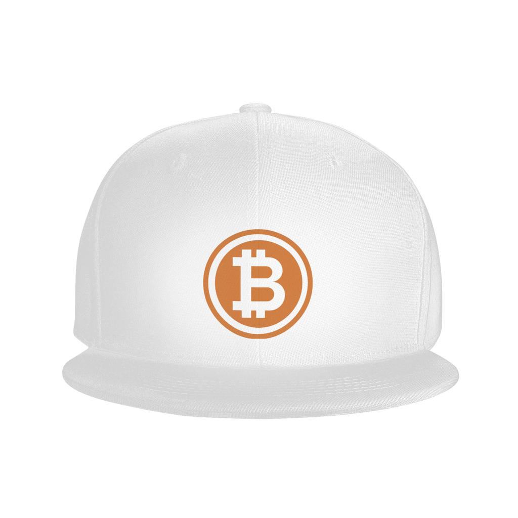 Hiphop Flat Baseball Cap Men Bitcoin Logo Fashion Caps Hats for Logo Asquette Homme Dad Hat for Men Trucker Cap