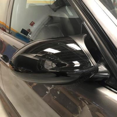 Spiegelabdeckung E90 Auto-Seitentür-Rückspiegel-Abdeckkappe für BMW E90 E91 2005–2007 E92 E93 2006–2009 M3-Stil E80 E81