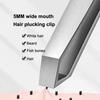 Thickened Stainless Steel Tweezers Beard Eyebrow Hair Removal Facial Hair Plucking Tool Flat Tip Design For Easy Grip Durable